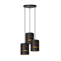 Pendul Lucide ROSAS metal,negru,auriu,E27 - 21433/13/30