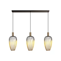 Pendul Lucide AURELIE metal, negru, auriu, GU10, 25W - 21442/03/10