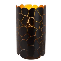 Veioza Lucide ALMELO metal,negru,auriu,E27 - 21534/15/30