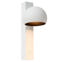 Aplica de perete Lucide ESFERA metal, alb, LED dim, 9W, 2700K, 643 Lm - 23274/09/31
