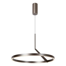 Pendul Lucide APPLAUSE metal, gri, LED, 32W, 1060lm, 2700K-4000K - 23400/60/15