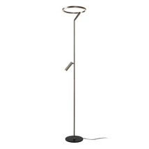 Lampadar Lucide APPLAUSE metal, gri, LED, 25W+8W, 1700lm+380lm, 2700K-4000K - 23700/20/15