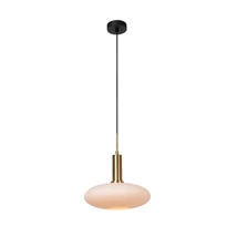 Pendul Lucide SINGALA metal, sticla, negru, auriu, alb, E27 - 25413/01/02