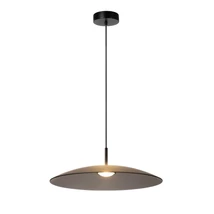 Pendul Lucide MENGA metal,sticla,negru,gri,LED,2700K,18,6W,500Lm - 25417/12/65
