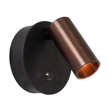 Spot cu senzor de miscare Lucide TONI metal, negru, maro, LED, 2W, 120lm, 2700K-4000K - 29934/02/96