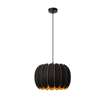 Pendul Lucide SPENCER metal,textil,negru,auriu,E27 - 34445/30/30
