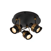 Plafoniera Lucide TUNDRAN metal, negru, GU10 - 34944/13/30