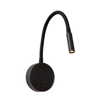Aplica de perete Lucide ASJA metal, negru, LED dim, 3W, 2700K, 190 Lm - 41206/03/30