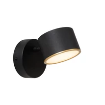 Aplica de perete Lucide GIAN metal, negru, LED, 9W, 200lm, 2700K - 44217/08/30
