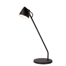 Veioza Lucide MILNE metal, negru, LED dim, 8W, 2700K, 250 Lm - 44516/06/30