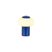 Veioza decor Lucide GUSTAV metal, sticla, albastru, opal, LED, 0.8W, 60lm, 2700K - 44520/01/35