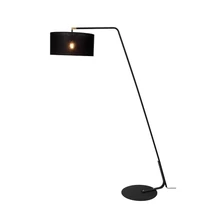 Lampadar Lucide KELSO metal, textil, negru, E27, 40W - 44719/81/30