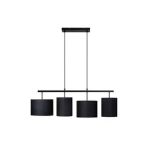 Pendul Lucide MAYA metal,textil,negru,E27 - 45409/04/30