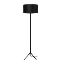 Lampadar Lucide TONDO metal, textil, negru, E27 - 45790/81/30