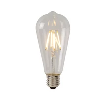 BEC cu led Lucide BULB sticla,transparent,E27-LED,2700K,7W,1300Lm - 49089/07/60