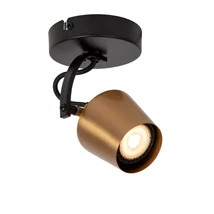 Spot Lucide EMILE metal, negru, auriu, GU10 - 51901/01/02