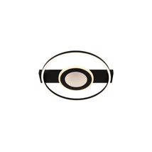 Plafoniera Lucide MARCIA metal, acril, negru, alb, LED, 32W, 1100lm, 2700K - 53100/30/30