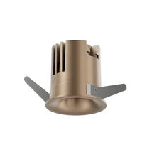 Spot incastrabil Lucide SNAX metal, sampanie, LED, 8W, 540lm, 2700K-4000K - 55950/08/05