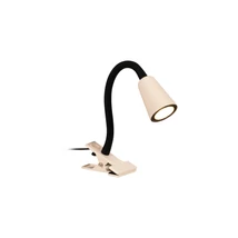 Veioza cu clema Lucide JASPER plastic, metal, crem, GU10, 25W - 65206/11/38
