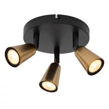 Spot Lucide TIANA metal, negru, sampanie, GU10, 25W - 65901/13/05