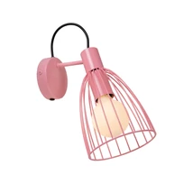 Aplica de perete Lucide MACARONS metal, roz, E27 - 74217/01/66