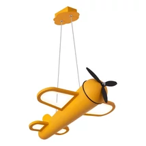 Pendul, lampa copii Lucide FOKKER metal, galben, LED, 28W, 1400lm, 2500K - 77490/26/34