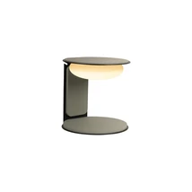 Veioza Lucide ALINDA lemn, sticla, verde, opal, LED, 9W, 440lm, 3000K - 77591/15/33