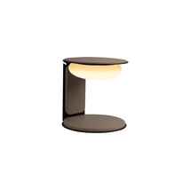 Veioza Lucide ALINDA lemn, sticla, maro, opal, LED, 9W, 440lm, 3000K - 77591/15/41