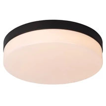 Plafoniera pentru baie Lucide BISKIT metal, acril, negru, alb, LED, 2700K, 18W, 1150lm, IP44 - 79111/30/30