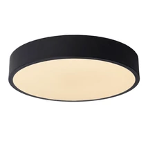 Plafoniera Lucide UNAR metal, plastic, negru, alb, LED, 2700K, 18W, 1400lm - 79185/30/30