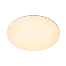 Plafoniera pentru baie Lucide OLSON plastic, alb, LED, 36W, 2500lm, 3000K-6500K, IP44 - 79190/36/61