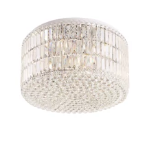 Plafoniera Maxlight PUCCINI metal, sticla, crom, transparent, E14 - C0129