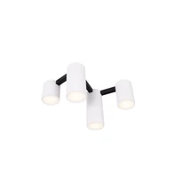 Plafoniera Maxlight LAXER metal, negru, alb, GU10 - C0228