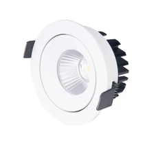 Spot incastrabil Maxlight CYKLOP metal, acril, alb, transparent, LED, 12W, 900lm, 3000K, IP65 - H0094-3000K
