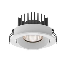Spot incastrabil Maxlight CYKLOP metal, acril, alb, transparent, LED, 12W, 900lm, 4000K, IP65 - H0094-4000K