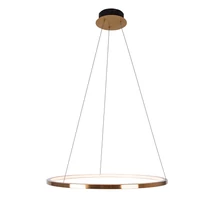 Pendul Maxlight QUEEN metal, acril, auriu, dimabil, LED, 3000K, 23W, 2300lm - P0494