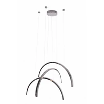 Pendul Maxlight ARC metal, negru lucios, LED, 3000K, 63W, 5040lm - P0508