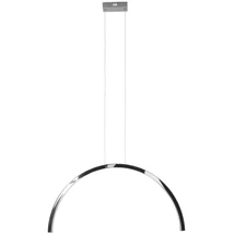 Pendul Maxlight ARC metal, negru lucios, LED, 3000K, 21W, 1680lm - P0520