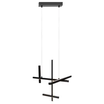 Pendul Maxlight SOHO metal, negru, LED, 25W, 1728lm, 3000K - P0546