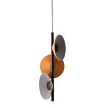 Pendul Maxlight PURO metal, pasla, negru, galben, LED, 8W, 320lm, 3000K - P0564