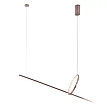 Pendul Maxlight LOZANNA metal, bronz, LED, 3000K, 18W, 1800lm - P0570D