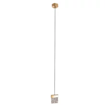 Pendul Maxlight VETRO metal, sticla, bronz, alb, LED-TRIAC, 3000K, 4.5W, 360lm - P0573D