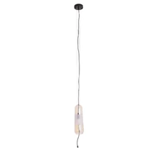 Pendul Maxlight MAURI metal, sticla, negru, transparent, E14 - P0589