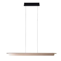 Pendul Maxlight JO-JO metal, negru, auriu, LED, 2700K-5500K, 40W, 3845lm - P0596