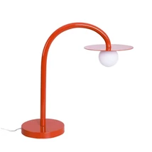 Veioza Maxlight ENIGMA metal, sticla, rosu, alb, LED, 3000K, 2W, 176lm - T0060