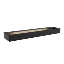 Aplica de perete pentru baie Maxlight FLINK metal, negru, LED, 3000K, 12W, 960lm, IP44 - W0307