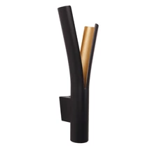 Aplica de perete Maxlight RAMO metal, negru, auriu, LED, 3000K, 2x5W, 800lm - W0324