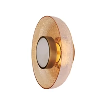 Aplica de perete Maxlight SIGNATURE metal, sticla, alama, alb, LED, 3000K, 9W, 855lm - W0352