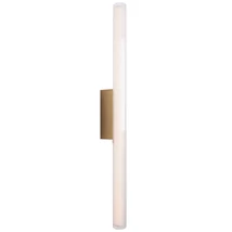 Aplica de perete Maxlight FAYETTE metal, sticla, auriu, transparent, LED, 18W, 1170lm, 3000K, IP44 - W0368