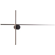 Aplica de perete Maxlight ARNE metal, negru, LED, 10W, 650lm, 3000K, IP44 - W0370